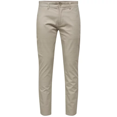 Only & Sons Chino hlače Mark 22019638 Siva Tapered Fit