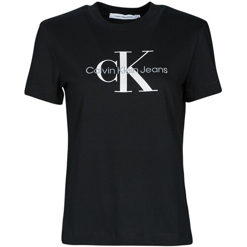 Calvin Klein Jeans Majice s kratkimi rokavi CORE MONOGRAM REGULAR TEE Črna Cene