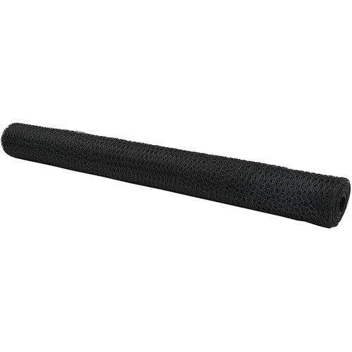  Heksagonalna ograda Siva 1,2 x 100 m PVC Slike