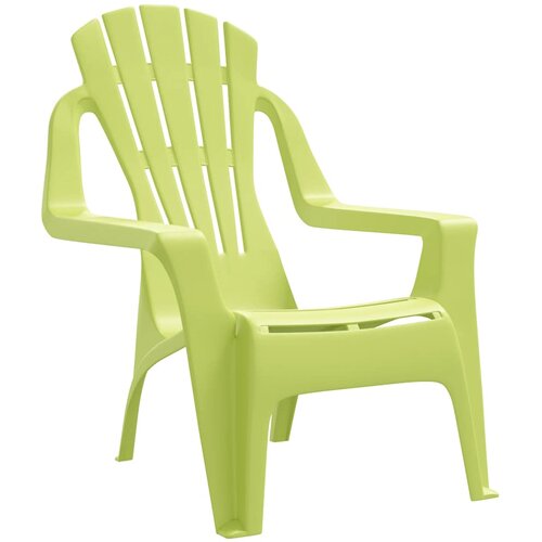 Vrtne stolice za djecu 2 kom zelene 37x34x44 cm PP izgled drva Slike