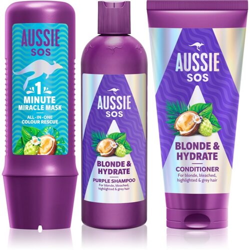 Aussie SOS Blonde &amp;amp; Hydrate set za plavu kosu Slike