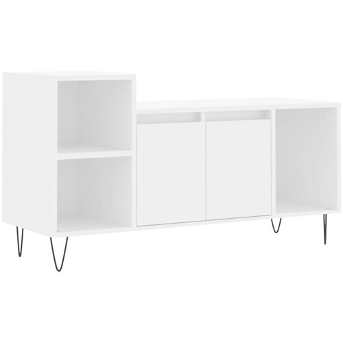 Maison Chic TV omarica - TV stojalo - Televizijska omarica bela 100x35x55 cm inženirski les, (21699782) Cene