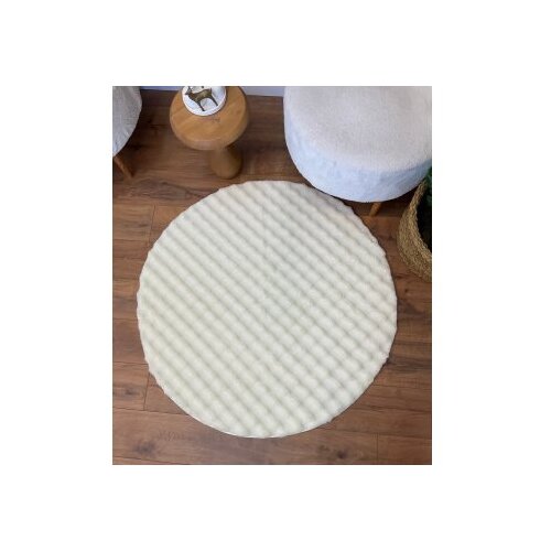 Conceptum Hypnose puffy bubble yuvarlak - cream cream carpet (200 x 200) Cene