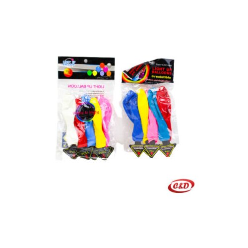  Set LED osvjetljenih šarenih balona 5kom. Cene