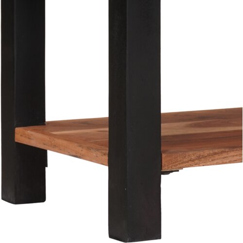 VidaXL Police za knjige Smeđa, Crna 50 x 30 x 110 cm Slike