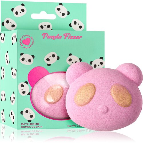 Revolution Bath Fizzer Panda bomba za kupanje s mirisom Cranberry & Vanilla 110 g Cene