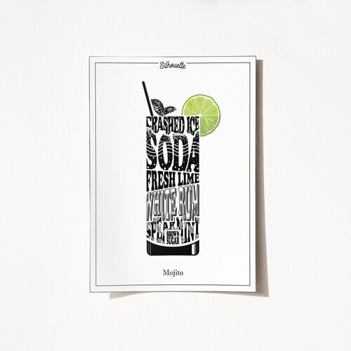 Wallity Poster Mojito-2055, 50x70 cm Cijene