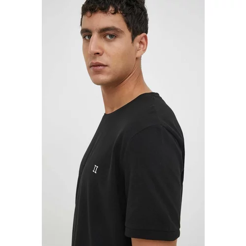 Les Deux Bombažna kratka majica črna barva