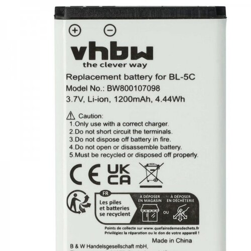VHBW Baterija za Becker Mamba / BLU Diva, 1200 mAh Cene