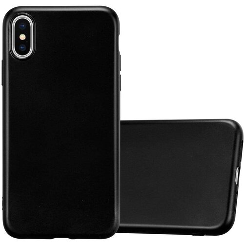 Cadorabo Ohi&scaron;je, združljiv z Apple v kovinski črni barvi - za&scaron;čitni pokrov iz fleksibilnega silikona TPU, (20584347) Cene