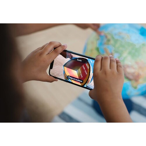 Globus 21cm Alaysky&amp;#039;s LED svijetlo, HRV kartog.-geopolitički, IQ App Slike