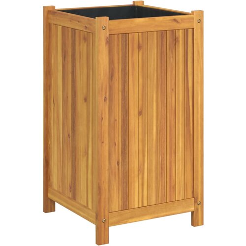 Maison Chic Vrtno cvetlično korito - Cvetlični Lonec s podlogo 42x42x75 cm trden akacijev les, (21789885) Cene