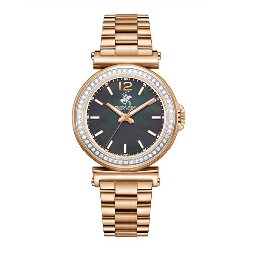 Beverly Hills Polo Club Ženski sat BP3882X.550, Crno kući&amp;scaron;te, Rose gold Slike