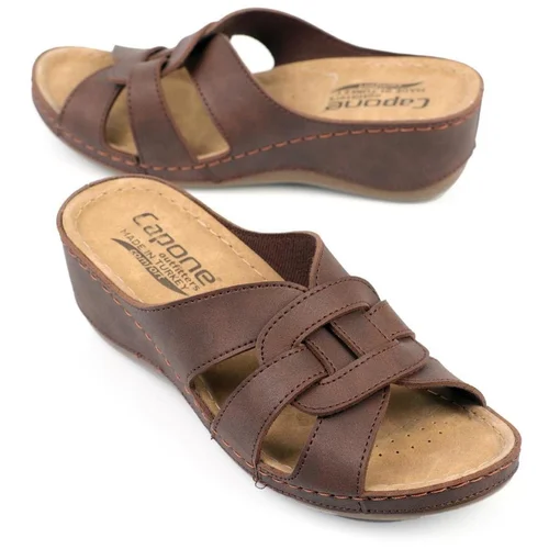 Capone Outfitters Mules - Brown - Flat