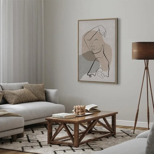  Slika - Romantic Morning (1 Part) Vertical 60x90 U prirodnom drvenom okviru Slike