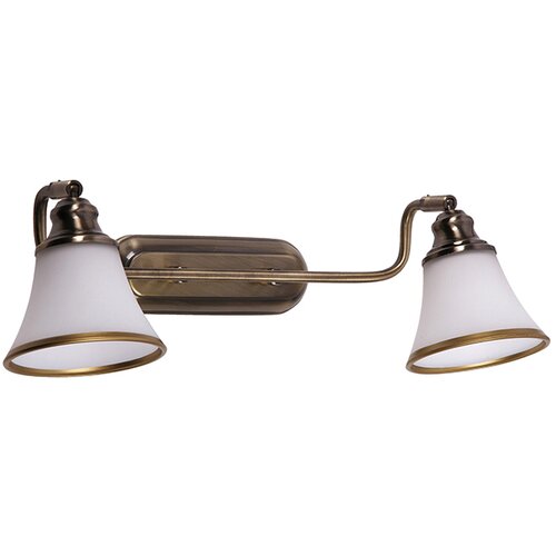 Rabalux grando zidna lampa E14 2x40W bronza/bela kupatilska rasveta Slike
