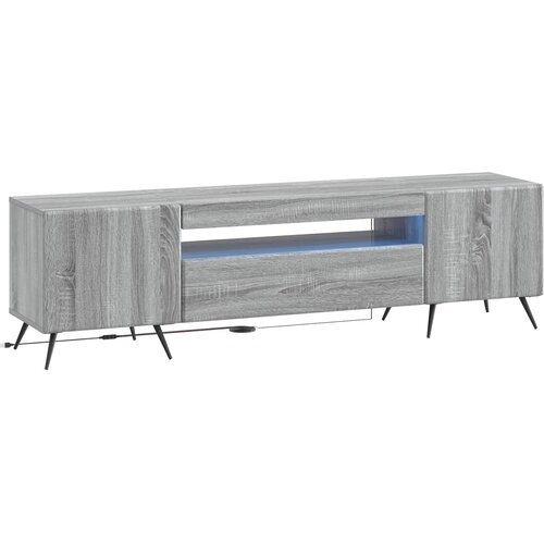  LED TV kabinet Siva Sonoma Konstruirano drvo Cijene