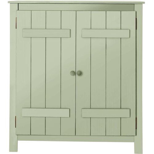 Støraa Svijetlo zeleni ormarić od masivnog bora 100x110 cm Bertram – Cijene