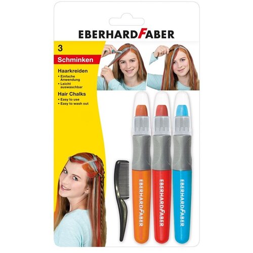 Faber-Castell Boje za kosu 3 nijanse i češalj | Pastel Cijene