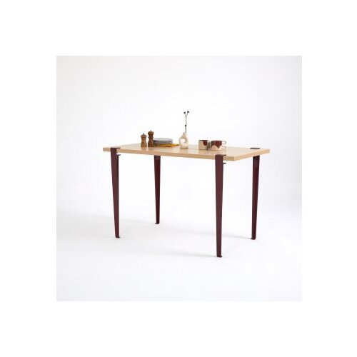 Hanah home trpezarijski sto eurotas wooden burgundy Cene