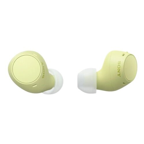 Sony WFC-510 true wireless slu&scaron;alke Yellow Cene