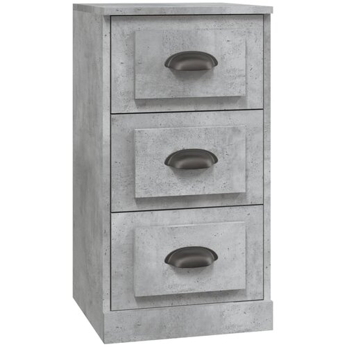 vidaXL Komoda betonsko siva 36x35,5x67,5 cm inženirski les, (20653755) Cene