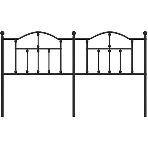  Metalno zamjensko uzglavlje crno 180 cm Slike
