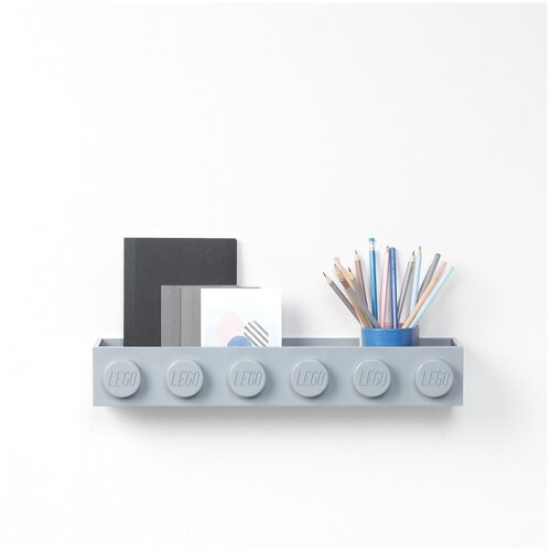 Lego Otroška siva stenska polica LEGO® Sleek Cene