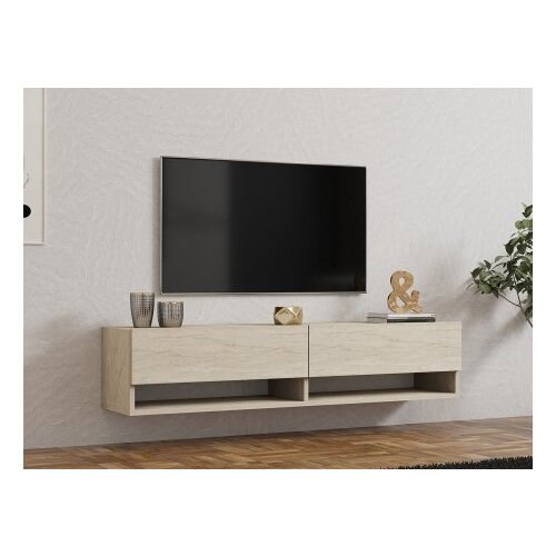 Hanah home Bež TV komoda 141x31x30 cm Arges &amp;ndash; Slike