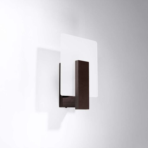  Sollux SL.1096 - Zidna svetiljka LAPPO 1xE14/10W/230V wenge Slike