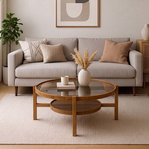 Hanah home klub sto Harmony 110, 110 cm, orah Cene