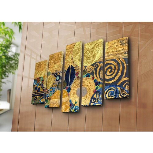 Wallity 5PATK-234 multicolor decorative canvas painting (5 pieces) Cene
