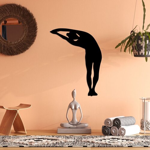 Wallity zidna dekoracija yoga 28, 42 x 60 cm, crna Cene