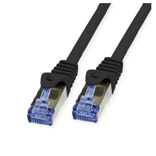 Secomp VALUE FTP Patch Cord Cat6A (Class EA) extra-flat crna 3.0m Cene