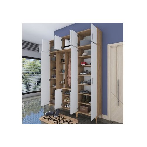 Hanah home EA128 - 2795 walnutwhite hall stand Slike