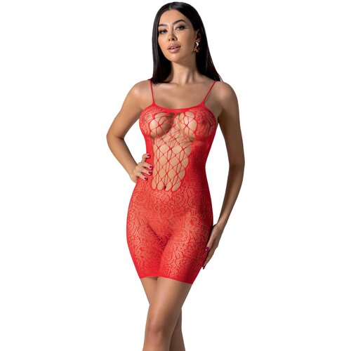 Passion Bodystocking BS096 Red Slike