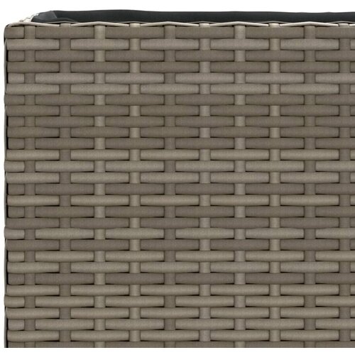  Vrtna sadilica siva 36 x 30 x 32 cm od poliratana Slike