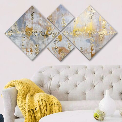 Wallity slika 4MDF57072, 60x115 cm, 4 dela Cene