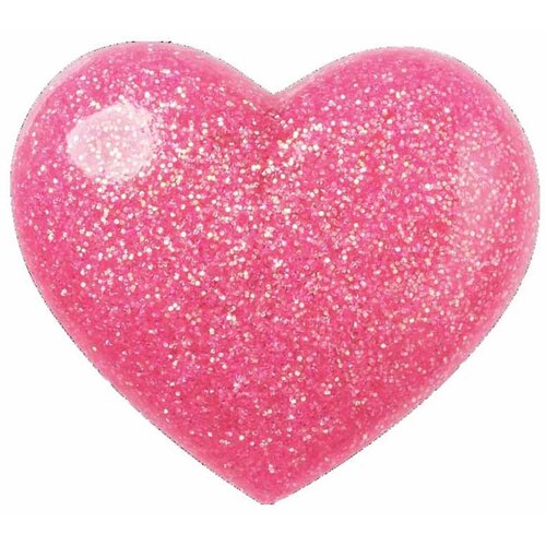 Crocs ukras pink 3D glitter heart za devojčice 10009905 Slike