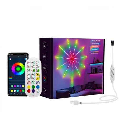  RGB LED traka Magični vatromet sa reakcijom na muziku Cene
