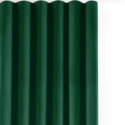 Filumi Zelena žametna zavesa za delno zatemnitev 400x250 cm Velto –