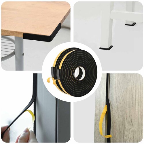  Samoljepljiva pjenasta traka 2 pcs Crna 20mm x 5m CR pjena Cene