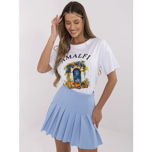 Italy Moda T-shirt-MI-TS-M3221G.75-white Cene