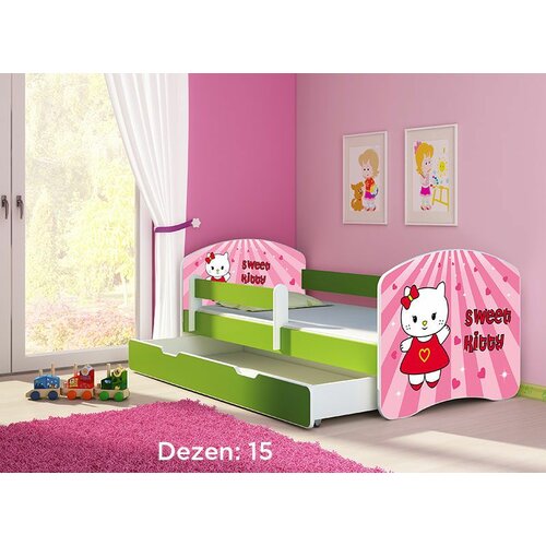 ACMA dečiji krevet ii 140x70 f + dušek 6 cm GREEN15 Cene