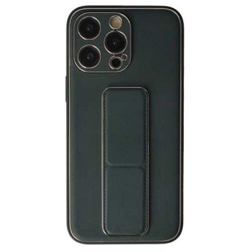  futrola kožna sa postoljem za samsung A136 / A047 galaxy A13 5G / A04S maslinasto zelena Slike