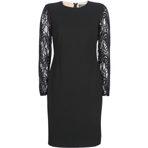 Polo Ralph Lauren lace panel jersey dress crna Cijene