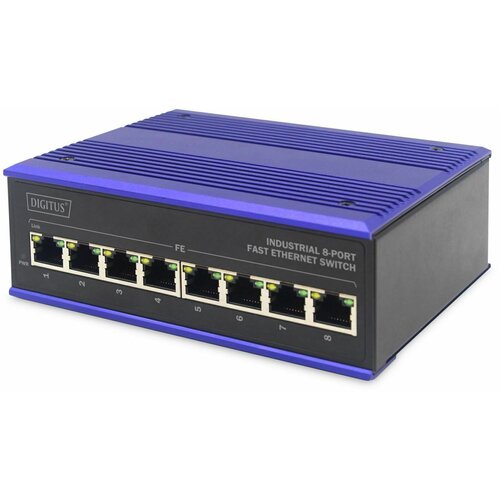 Digitus ASSMANN Electronic DN-650106 network switch Fast Ethernet (10 /100) Black, Blue Cijene