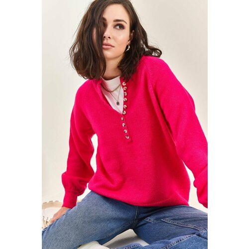 Bianco Lucci Sweater - Pink - Regular fit Cene