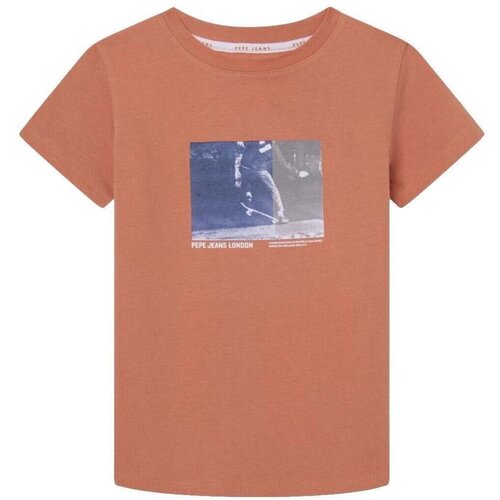 Pepe Jeans Majice s kratkimi rokavi - Oranžna Cene