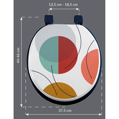 Douceur d int&amp;eacute;rieur WC deska 37 x 47 Color pop &amp;ndash; Slike